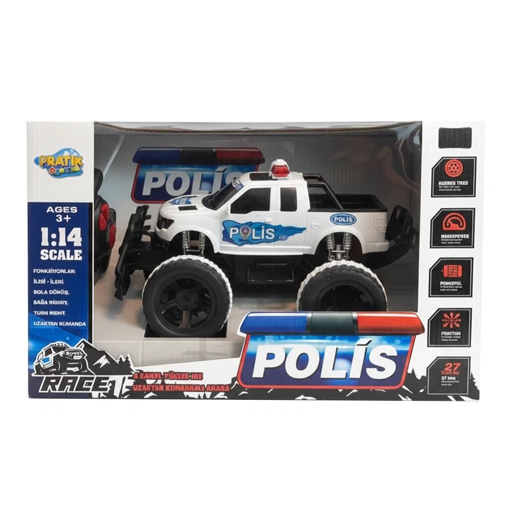 EXTREME POLİS JEEP ŞARJLI KUMANDALI ARABA KL.24