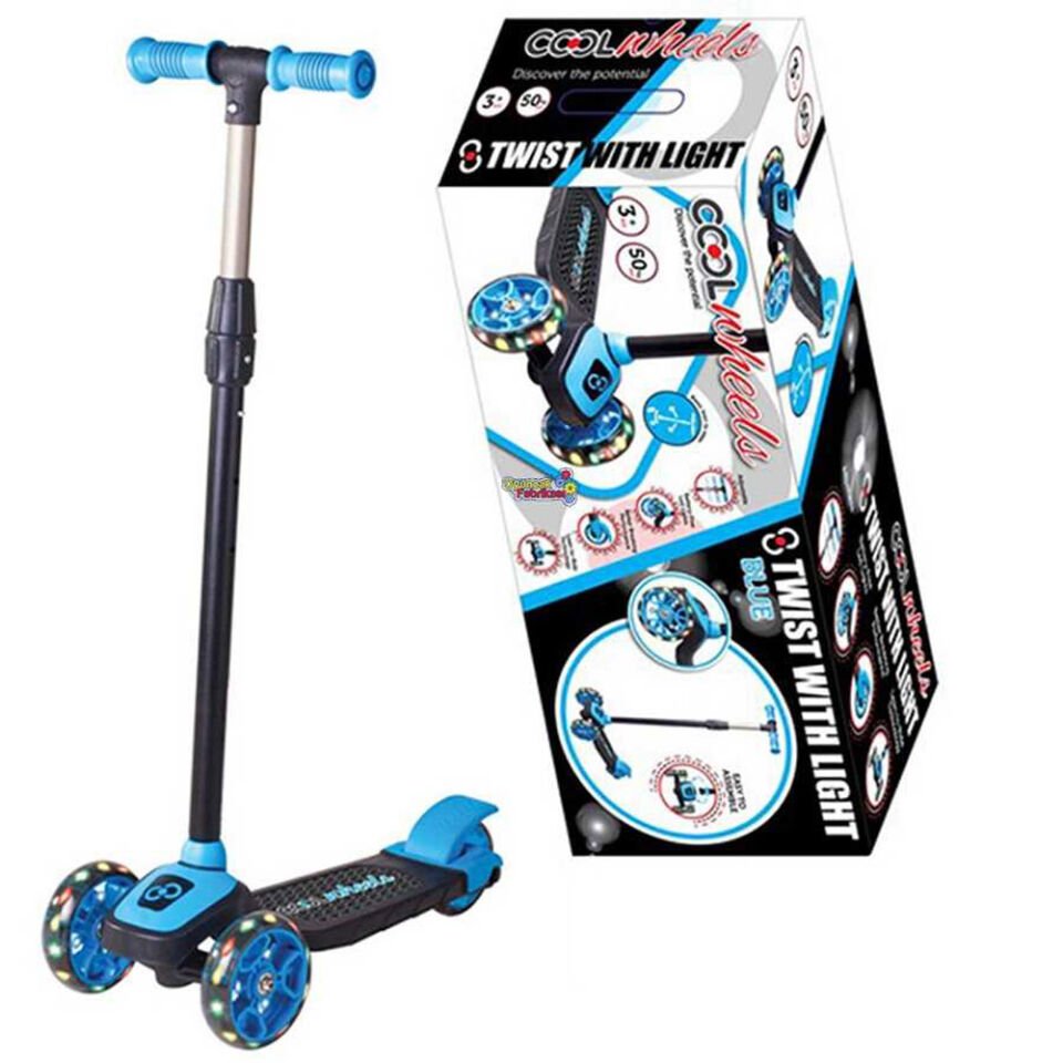 TWİST IŞIKLI SCOOTER MAVİ KL.8