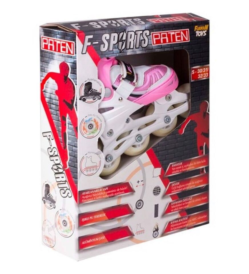 KUTULU F-SPORT PATEN 30-33 PEMBE