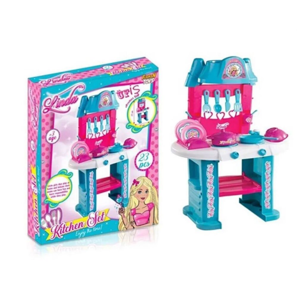 LİNDA BÜYÜK MUTFAK SETİ KUTUDA KL.6