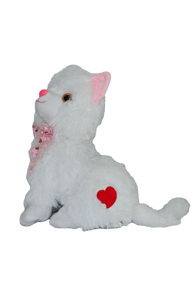 33 CM SESLİ KEDİ PELUŞ KL.48
