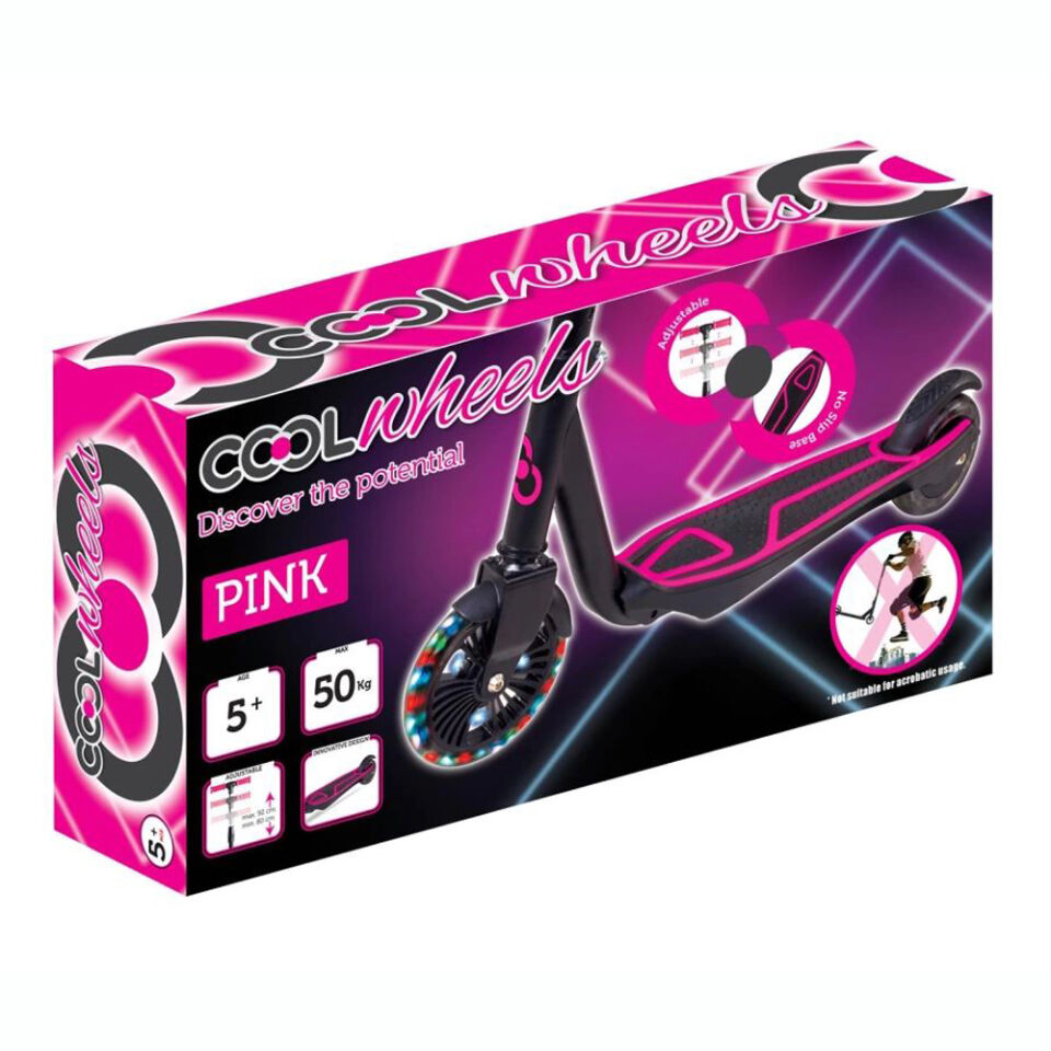 COOL WHEELS 5+ PİNK IŞIKLI  SCOOTER KL.8