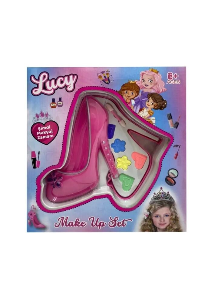 AYAKKABILI KUTULU TEKLİ MAKYAJ SETİ KL.72