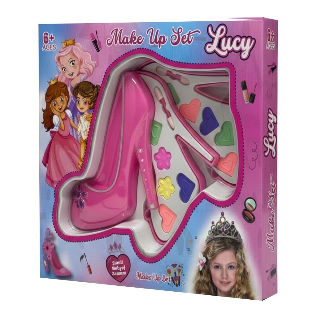 AYAKKABILI KUTULU İKİLİ MAKYAJ SETİ KL.48