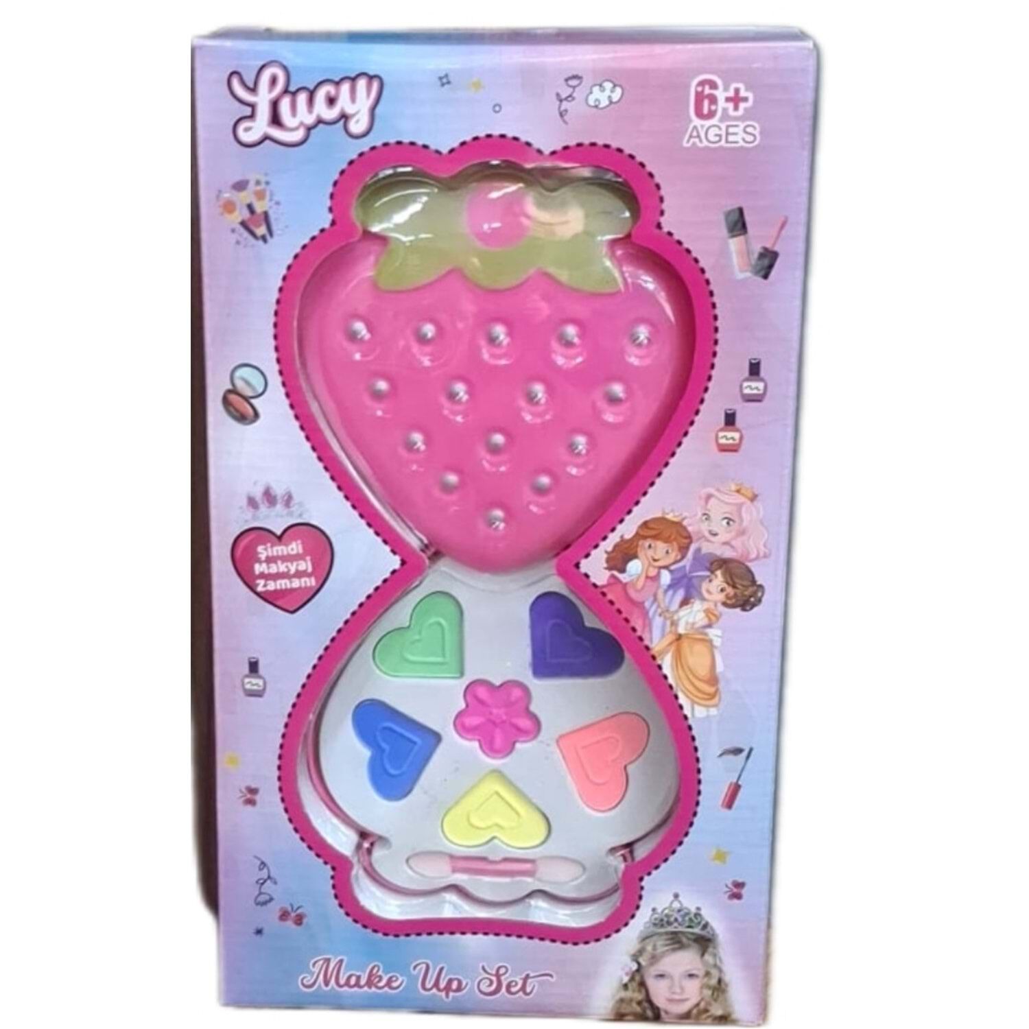 ÇİLEK KUTULU TEKLİ MAKYAJ SETİ KL.84