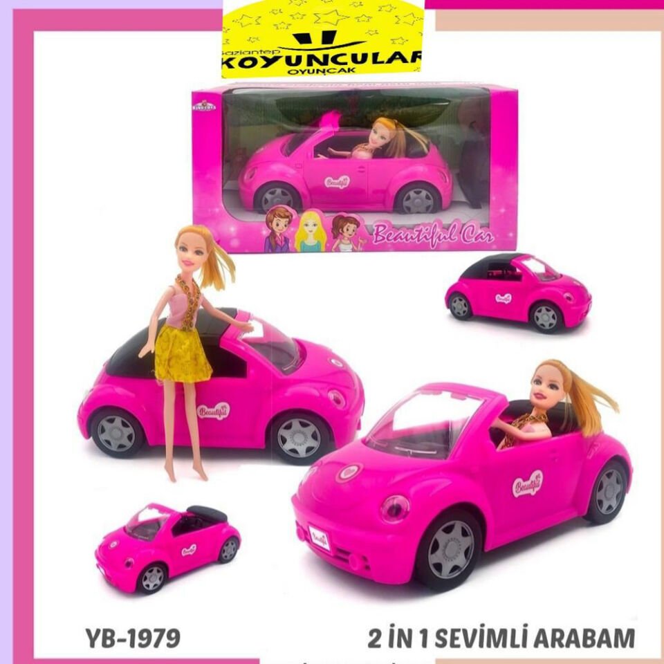 2 İN 1 SEVİMLİ ARABAM BEBEKLİ KUTUDA KL:18