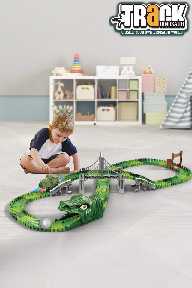 DİNO TRACKS YOL SETİ 192 PARÇA KL.16