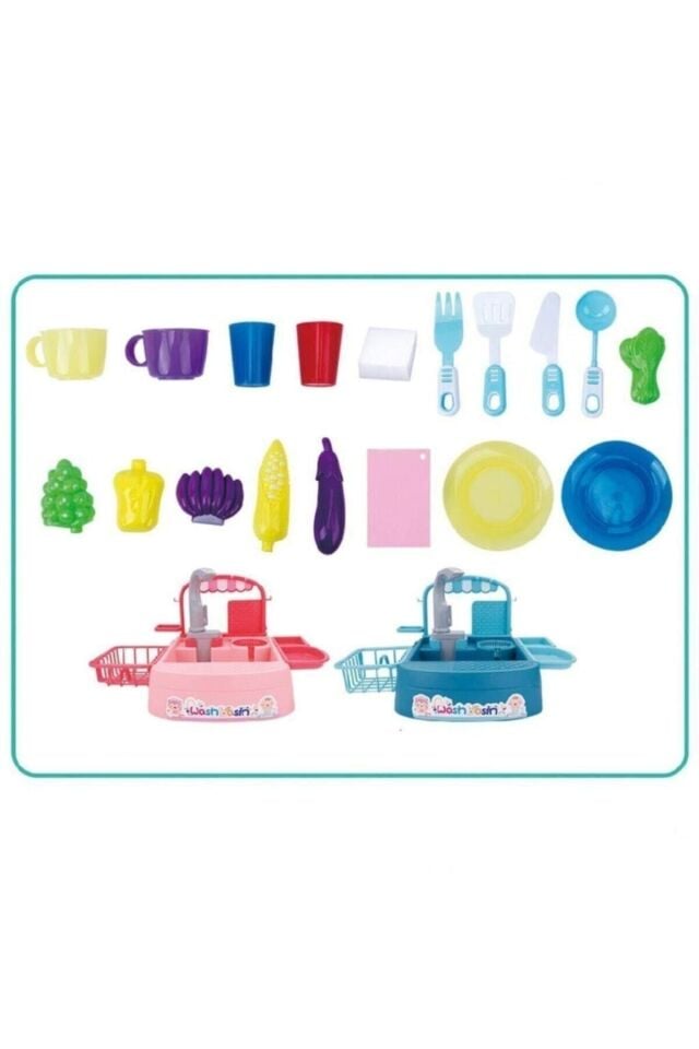 PİLLİ MUTFAK LAVABOSU TURKUAZ KL.12