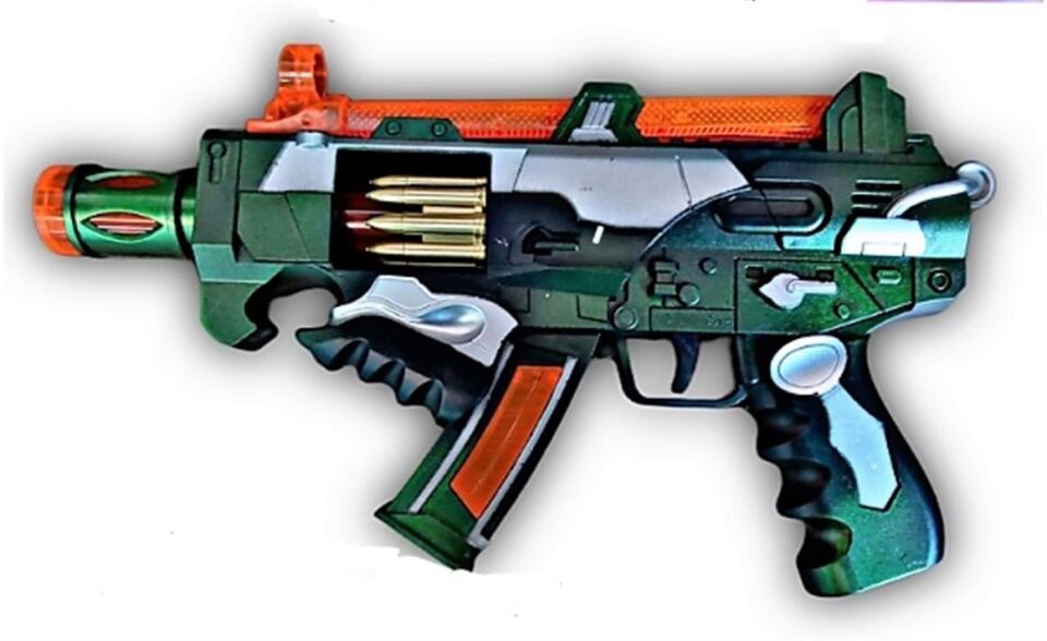 MACHİNE GUNSHOT POŞETLİ PİLLİ SİLAH KL.48