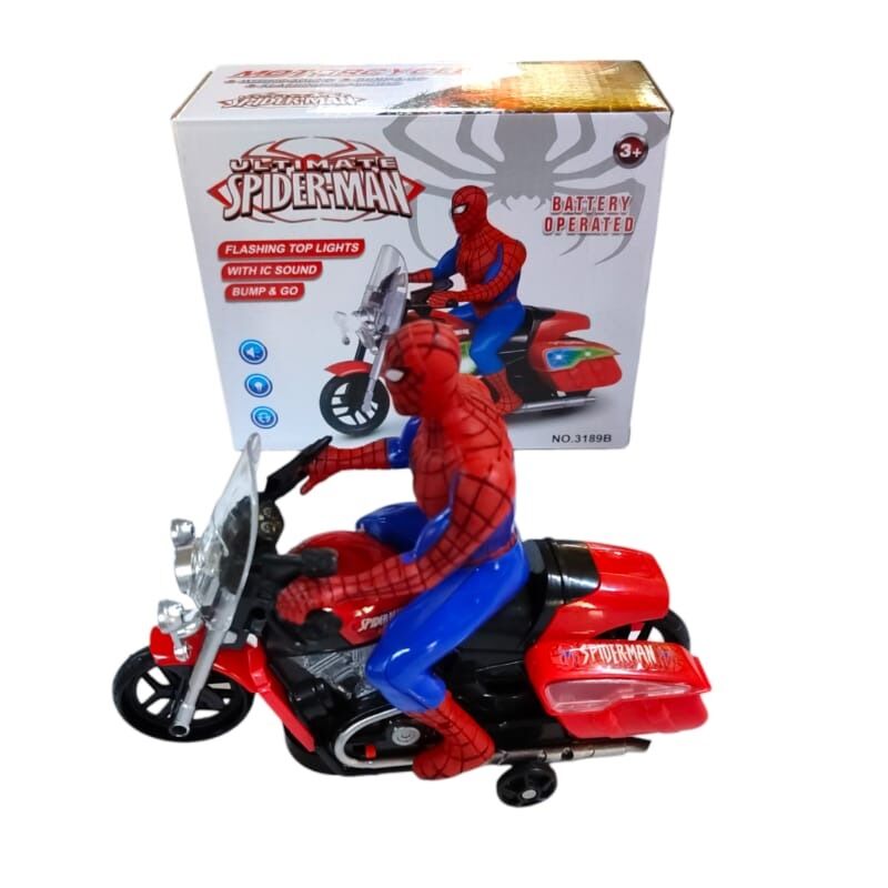 KUTUDA SPİDERMAN MOTOR PİLLİ IŞIKLI  KL.72