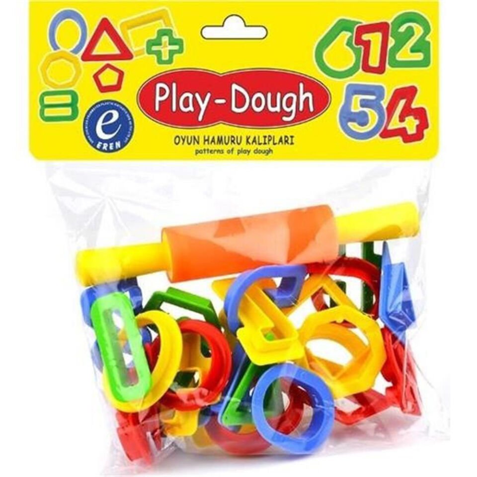 POŞETLİ RAKAM OYUN HAMURU KALIPLARI KL.36