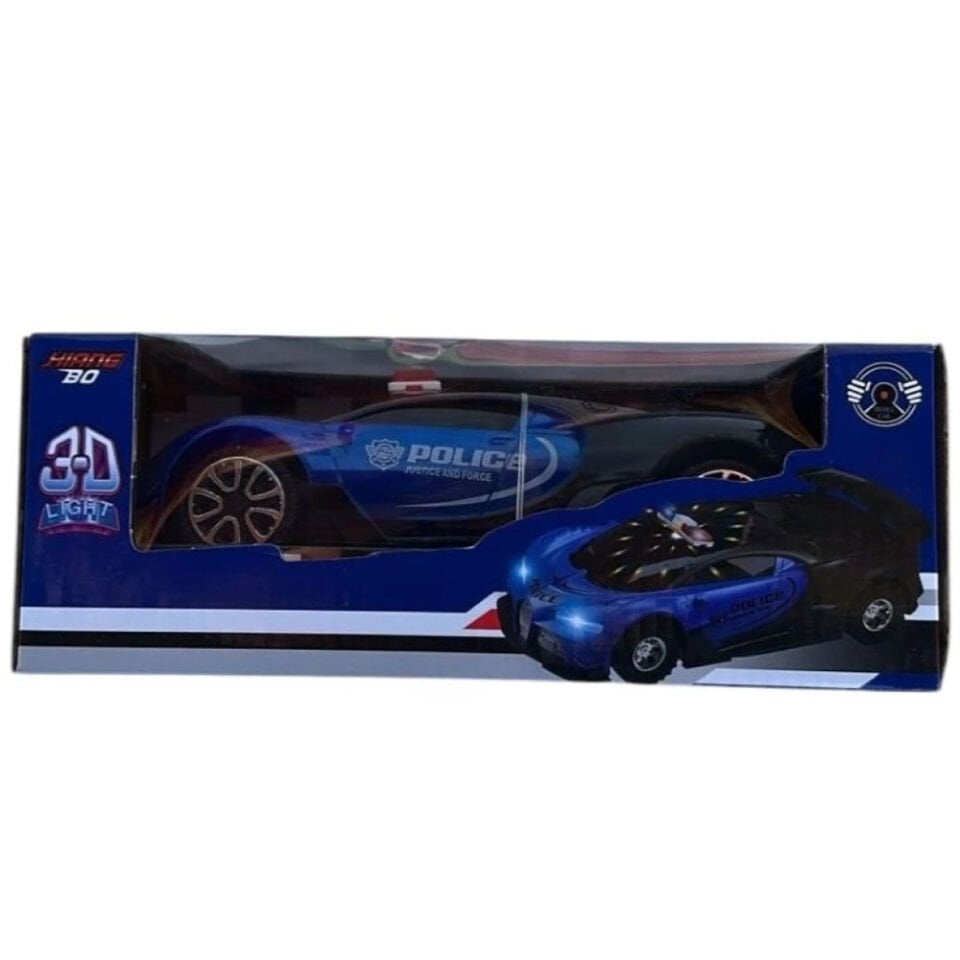 KUTULU PİLLİ 3D MÜZİKLİ POLİS ARABA KL.72