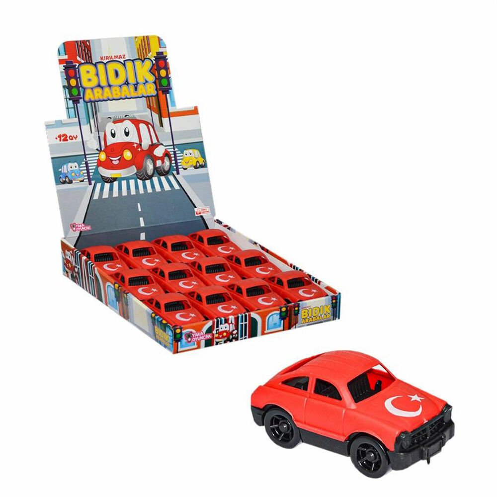 BIDIK KIRILMAZ ARABALAR KIRMIZI BAYRAKLI PK:12