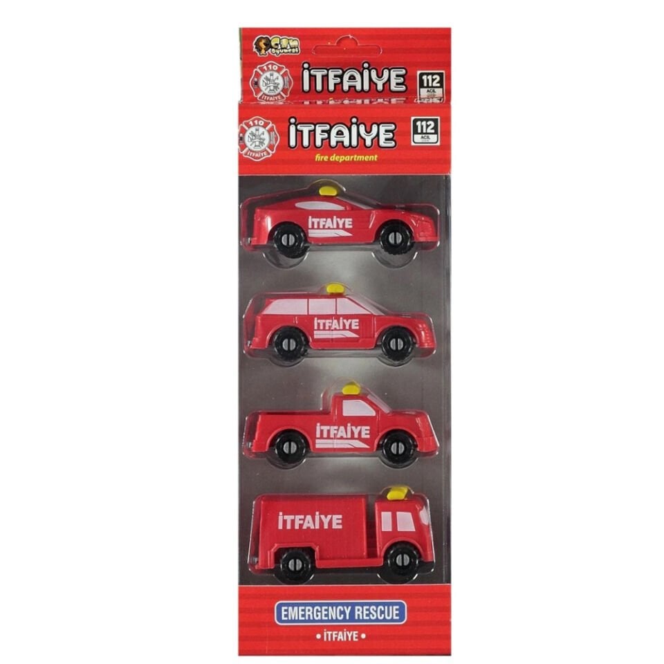 KUTULU 4 LÜ İTFAİYE ARAÇLARI KL.72