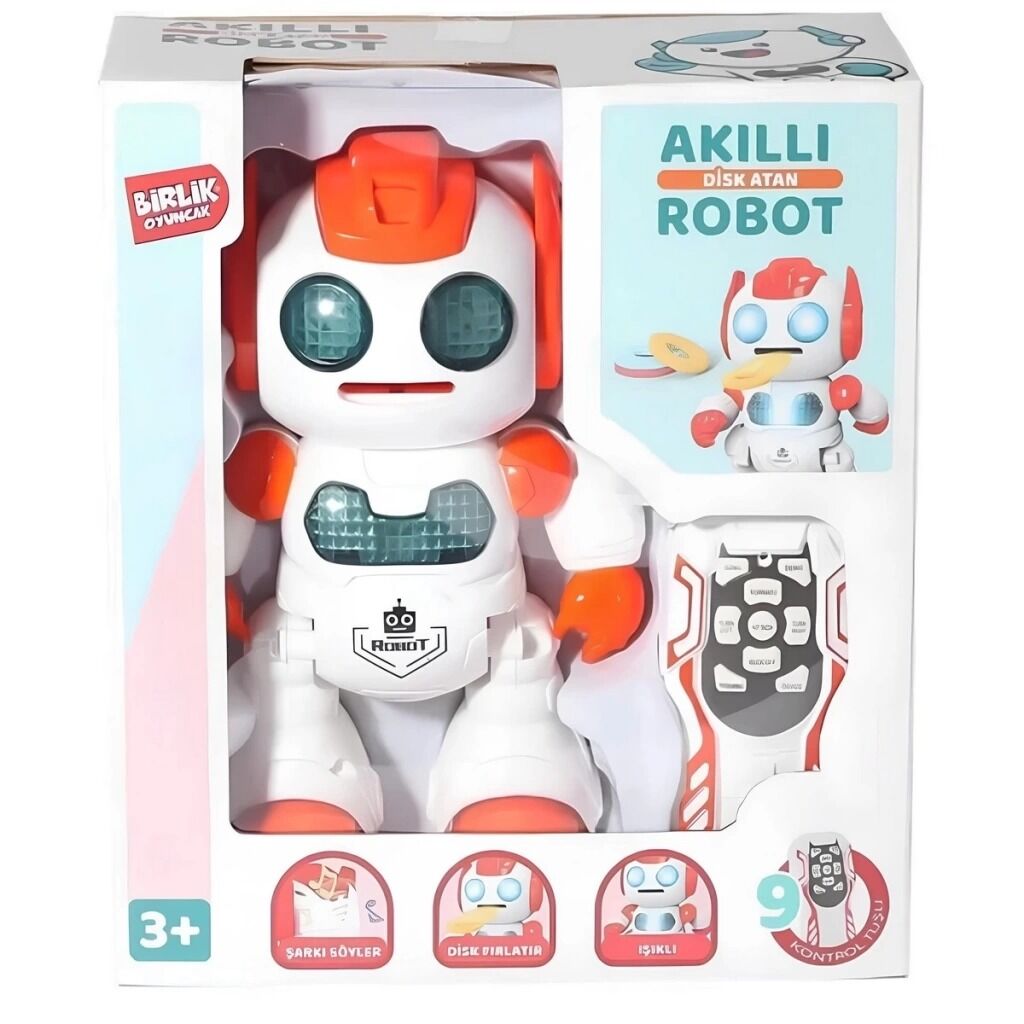 KUMANDALI DİSK ATAN AKILLI ROBOT KL.18