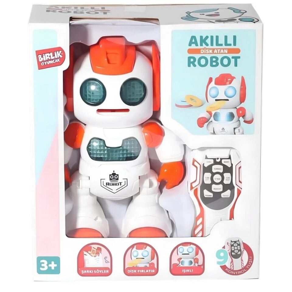 KUMANDALI DİSK ATAN AKILLI ROBOT KL.18