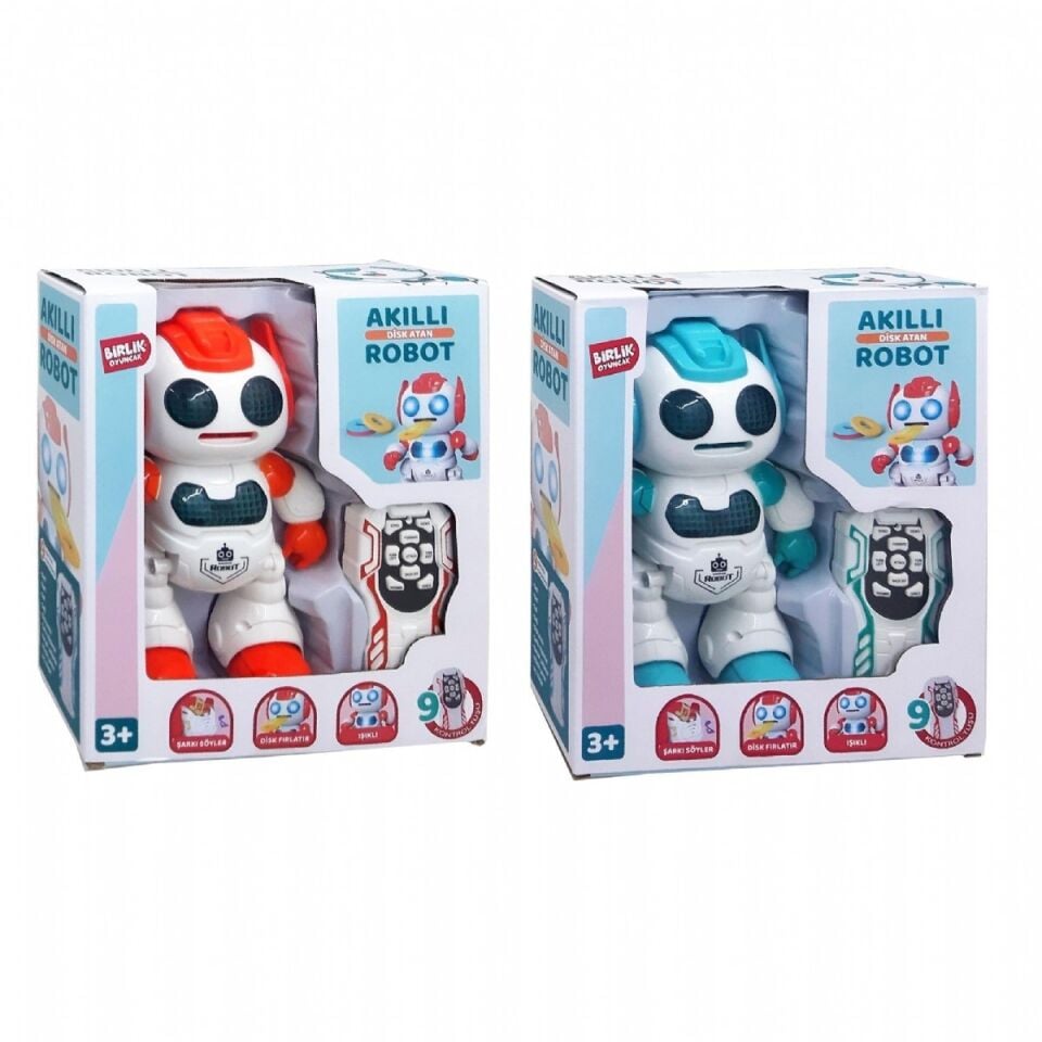 KUMANDALI DİSK ATAN AKILLI ROBOT KL.18