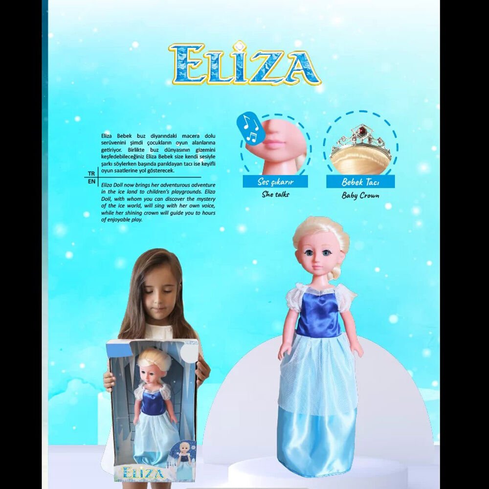 DOMA GHİACCİO TEKLİ ELİZA BEBEK 45 CM KL.24