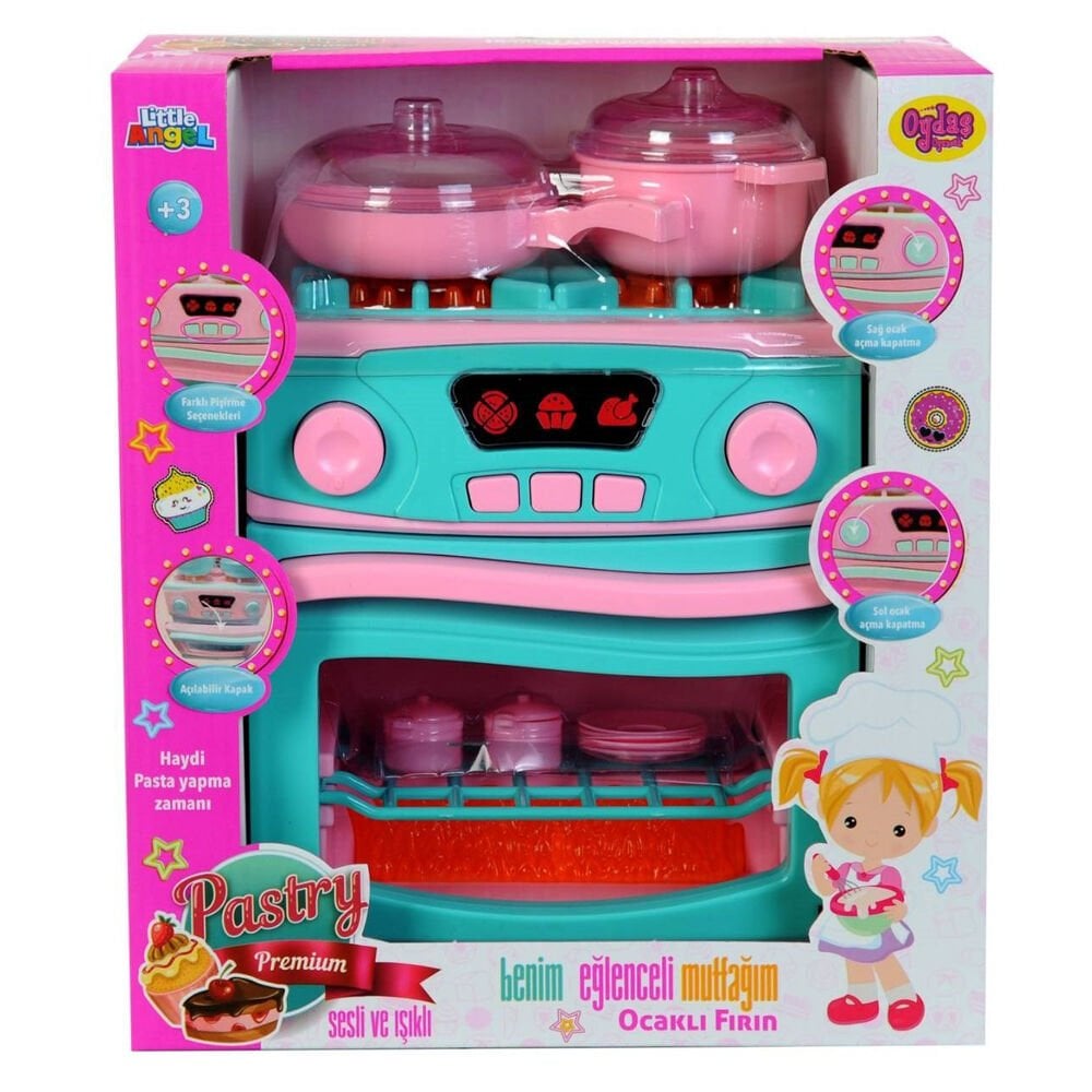 02609 PİLLİ OCAKLI FIRIN SET KL.12