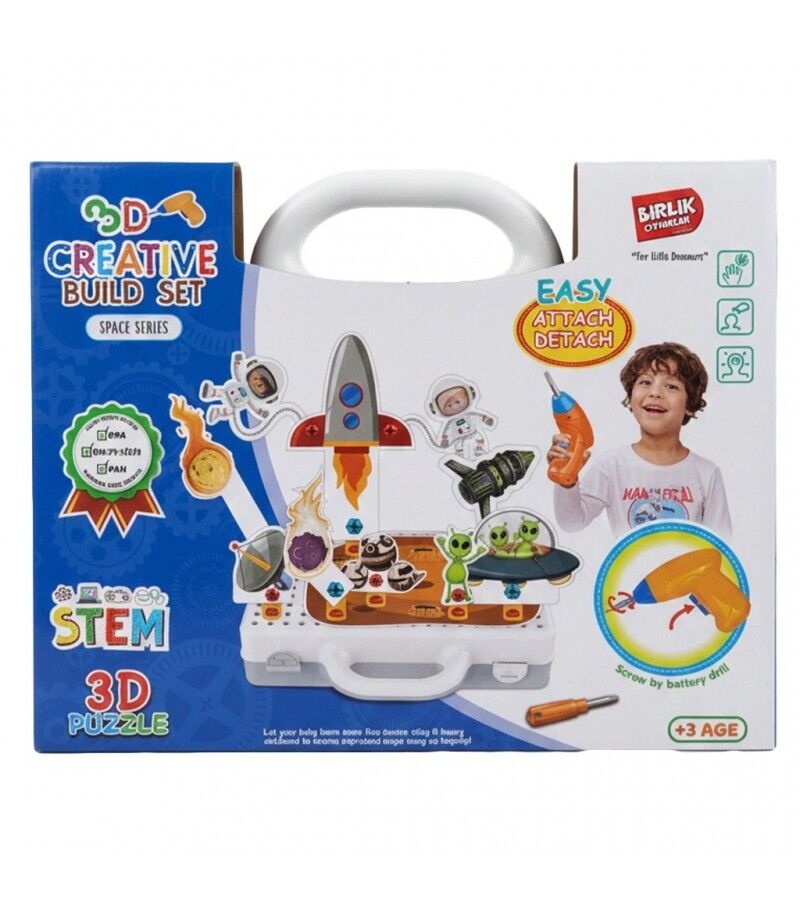 3D STEAM MATKAP SETİ - UZAY SERİSİ KL.24