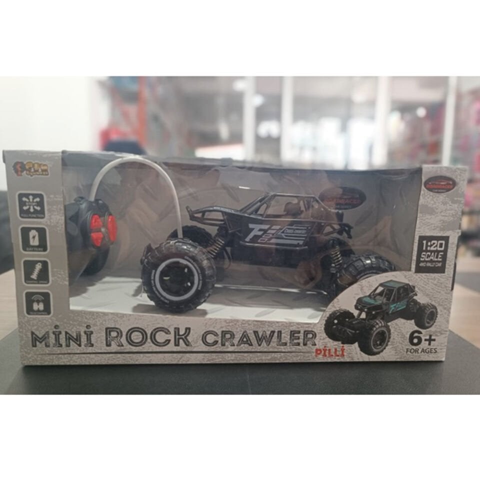 KUTULU MİNİ ROCK CRAWLER PİLLİ KUM. ARABA KL.18