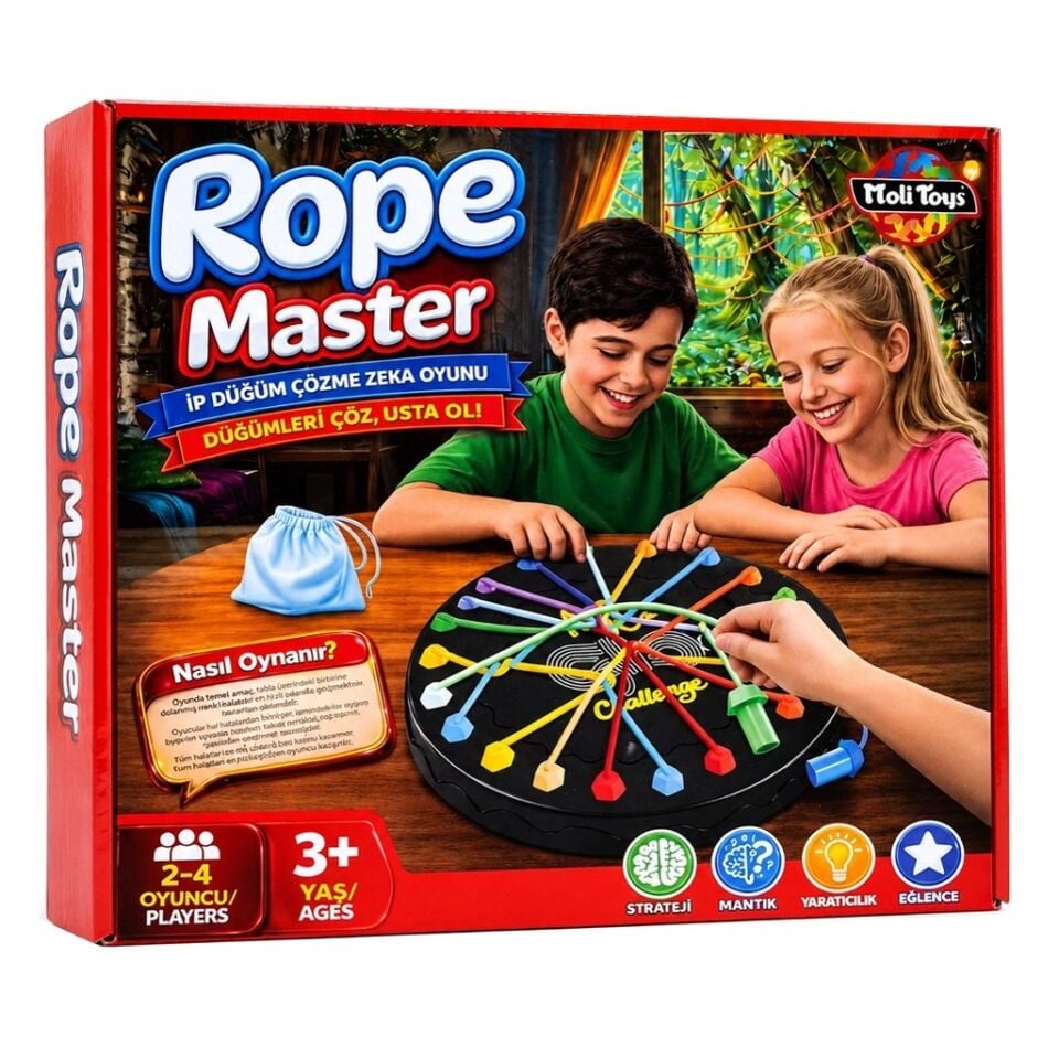 MOLİ ROPE MASTER DÜĞÜM ÇÖZME OYUNU KL.32
