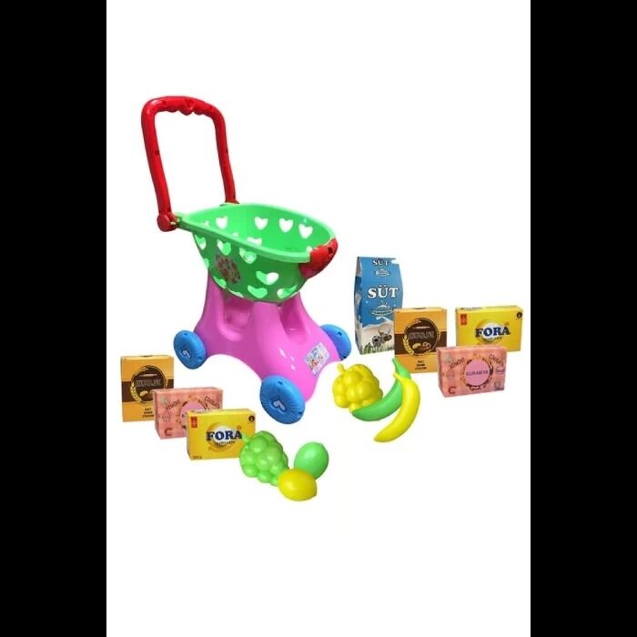 FİLEDE MARKET ARABASI DOLU KL.12