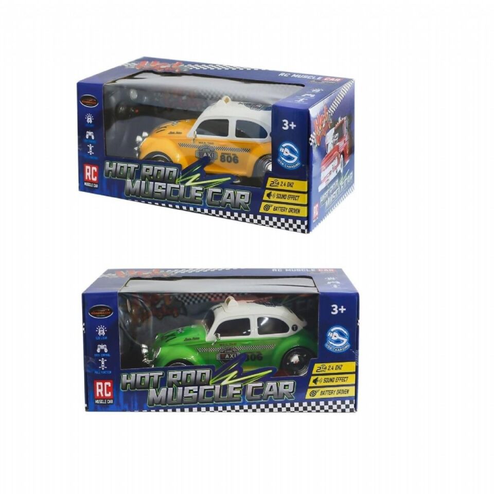 HOT ROD TAXİ SESLİ IŞIKLI DRİFT ARABA KUMANDALI KL.6