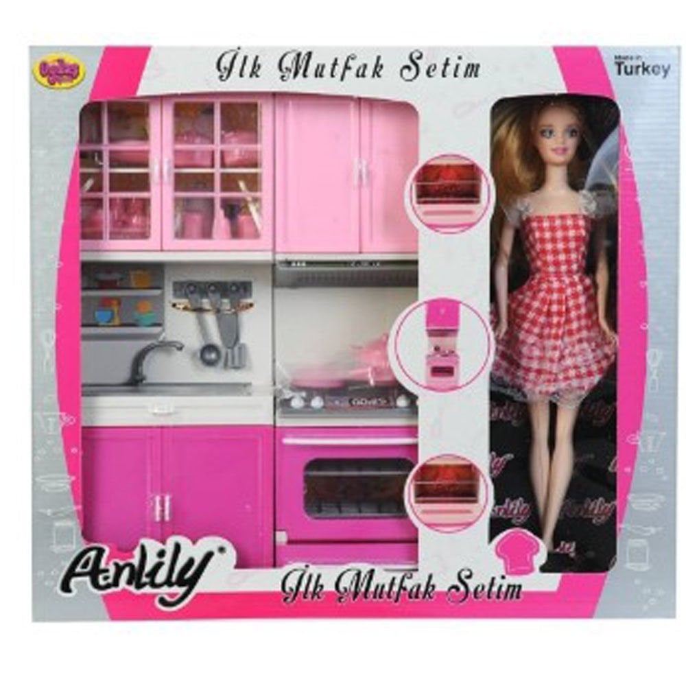 ANLİLY BEBEKLİ İKİLİ MUTFAK SETİ