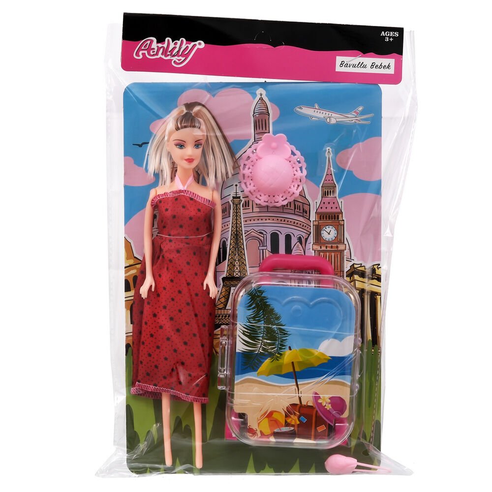 ANLİLY POŞETTE BAVULLU BEBEK (02296) KL:72