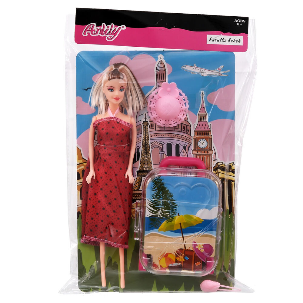 ANLİLY POŞETTE BAVULLU BEBEK (02296) KL:72