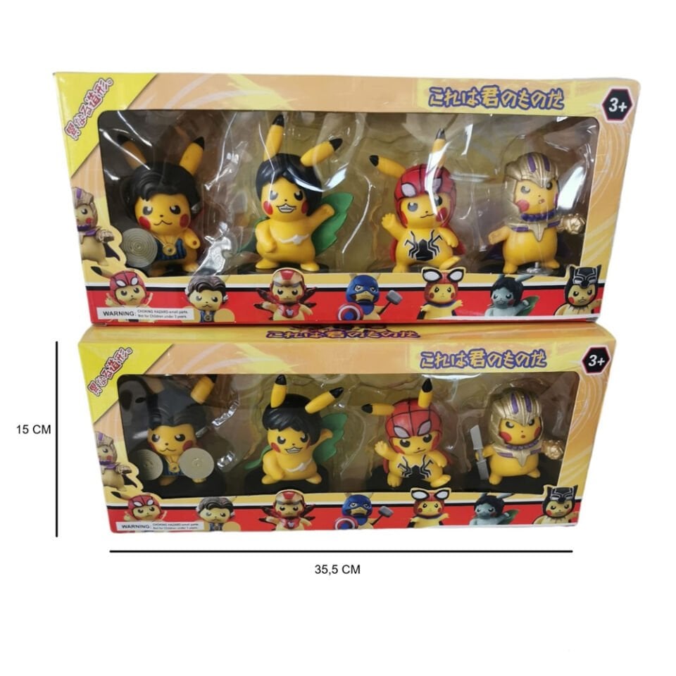 KUTULU 4 LÜ POKEMON SET KL.44