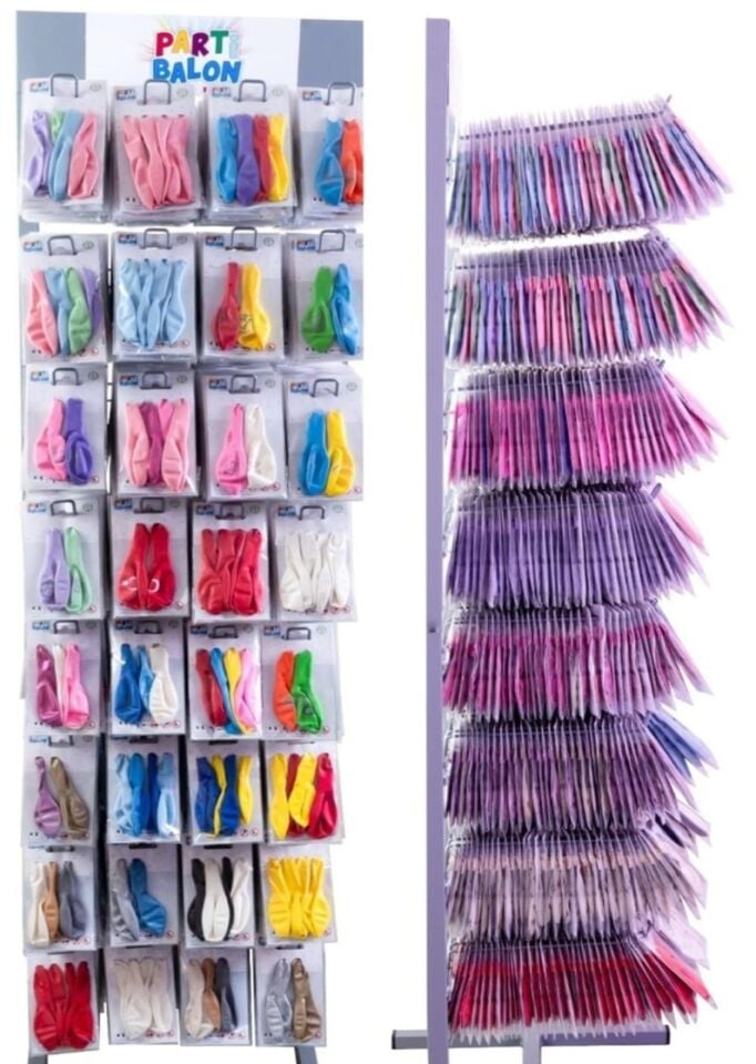 BALONEVİ PARTİ BALON ARABA BASKILI 2 Lİ