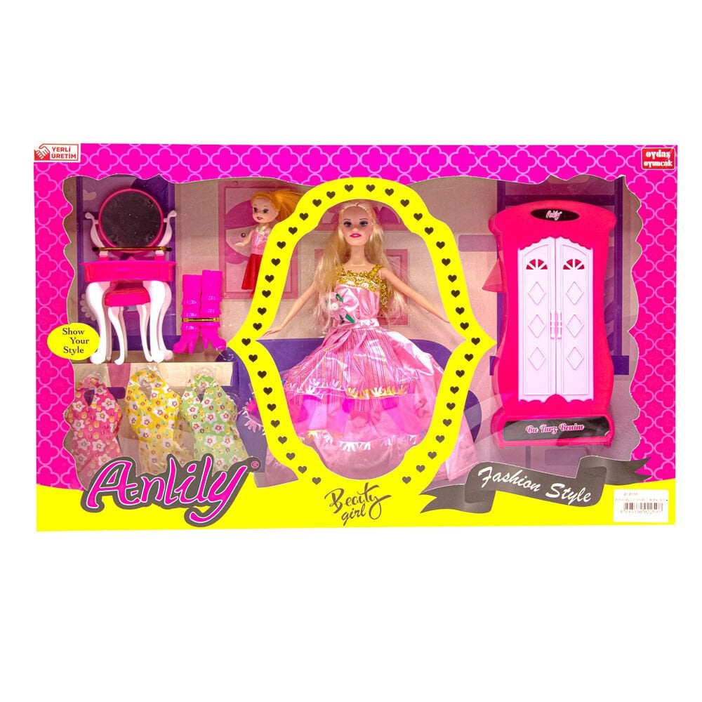 ANLİLY DOLAPLI BEBEK SETİ KUTUDA 02259 KL.12