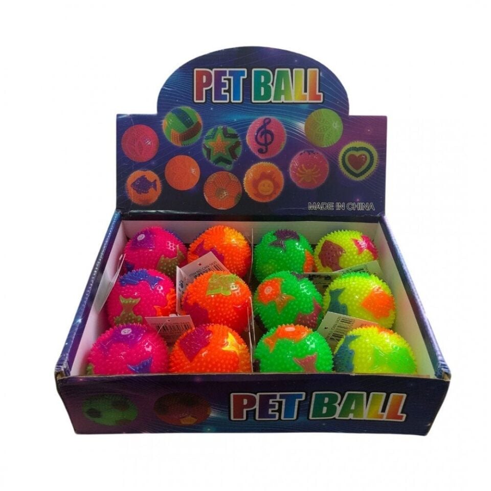 PET BALL IŞIKLI SESLİ TOP PK:12 KL.360