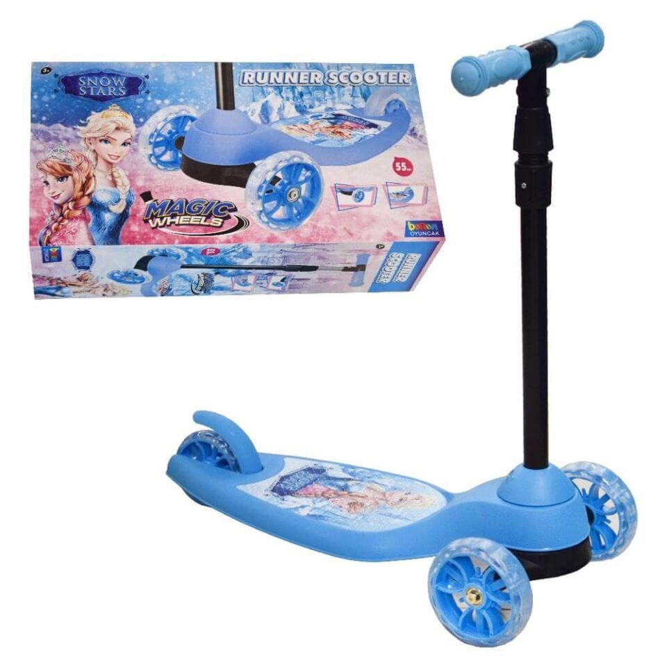 RUNNER IŞIKLI SCOOTER MAVİ KIZ KL.8