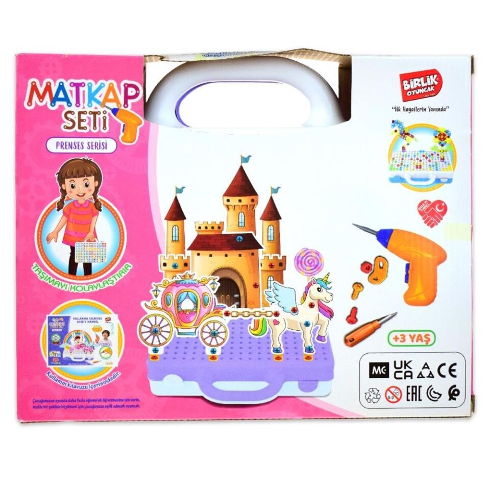 3D STEAM EĞİTİCİ MATKAP SETİ - UNICORN KL.24
