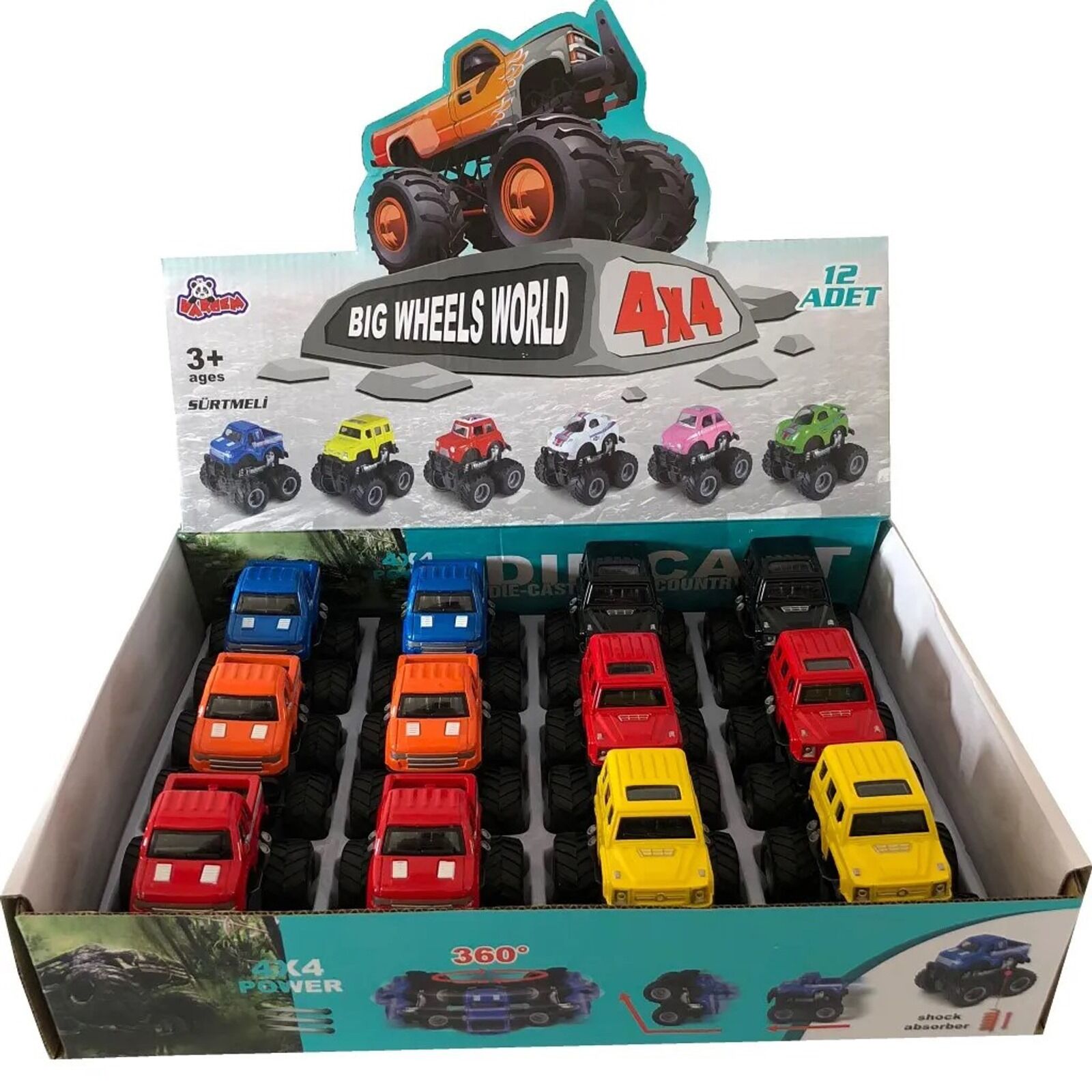 SÜRTEMELİ BÜYÜK TEKER JEEP VE KAMYON