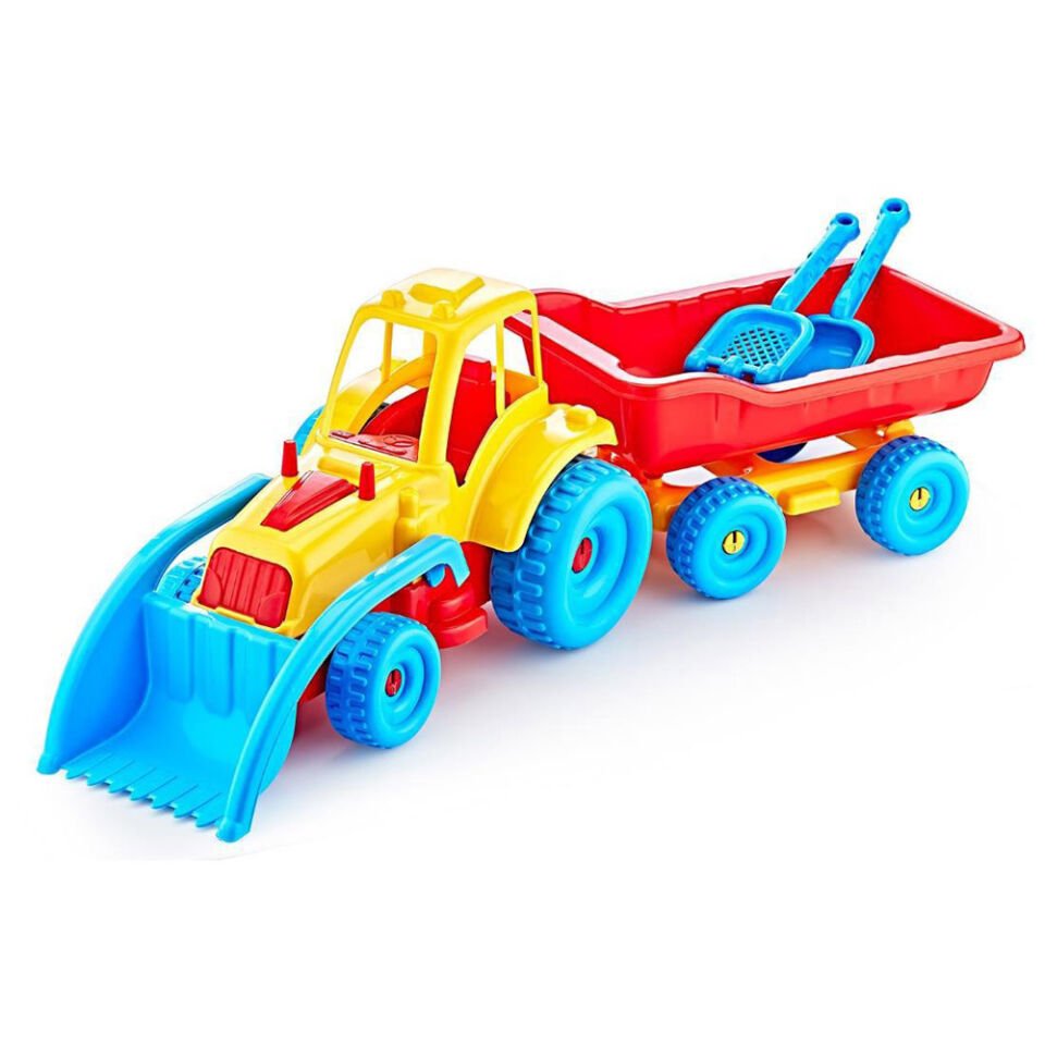 LÜKS RÖMORKLU KEPÇELİ TRAKTÖR GÜÇLÜ-2108