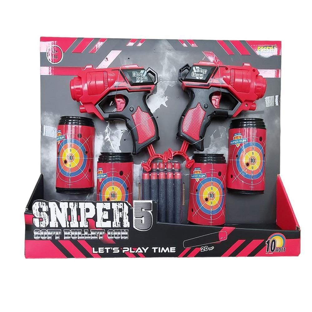 SNİPER 5 HEDEFLİ 2 SİLAHLI NÖRF TABANCA KL.40