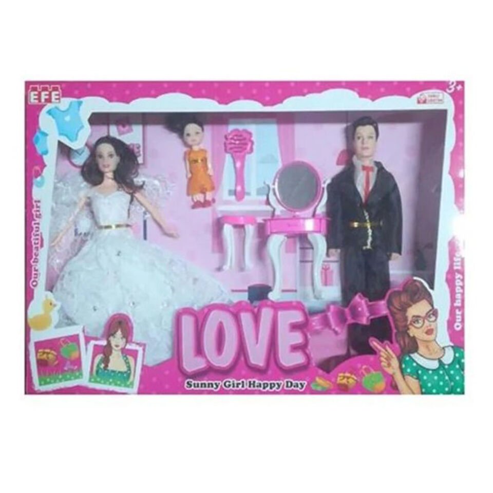 295 EFE BÜYÜK LOVE GELİN DAMAT KUTULU BEBEK KL.24
