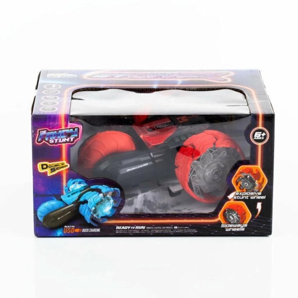 STUNT CAR 3 TEKER ŞARJLI KUMANDALI ARABA KL.36