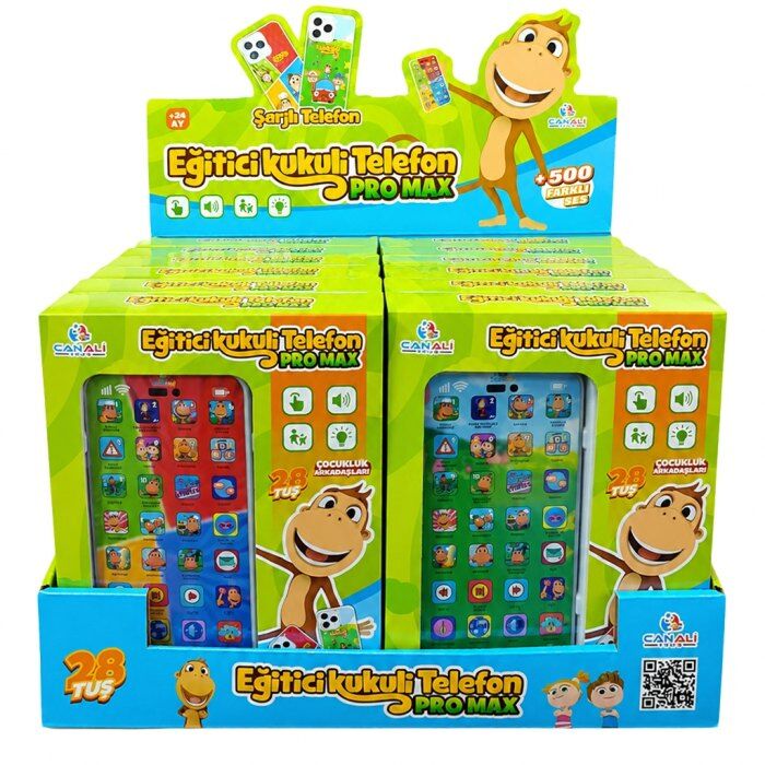 EĞİTİCİ KUKULİ PROMAX TELEFON ŞARJLI PK:12 KL.96