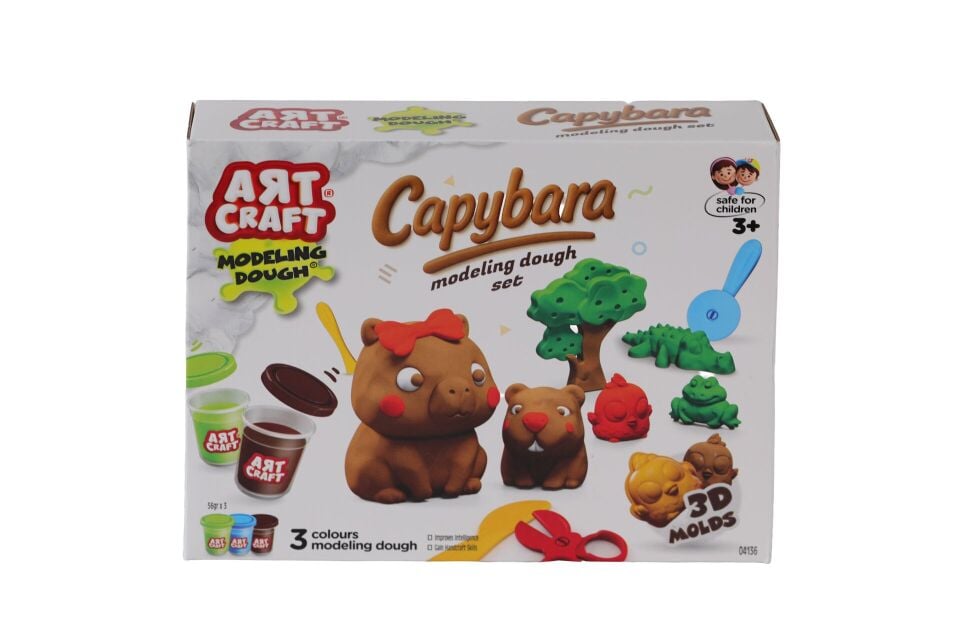 AİRCRAFT CAPYBARA OYUN HAMUR SET KL.12