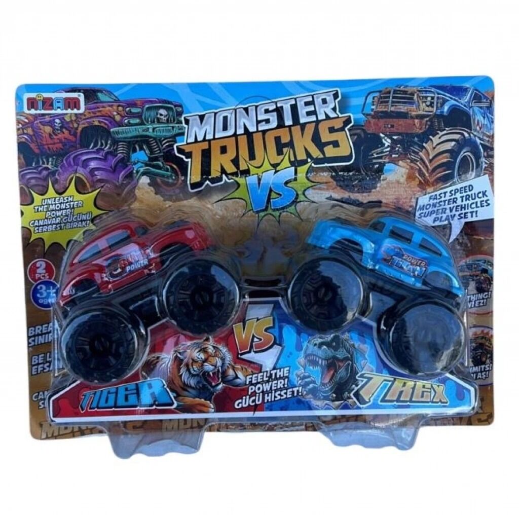 KARTELA 2 Lİ MONSTER ARABA KL.132