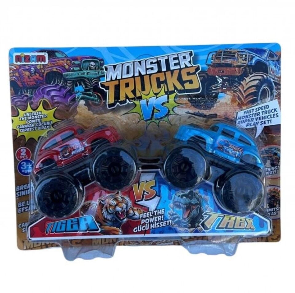 KARTELA 2 Lİ MONSTER ARABA KL.132