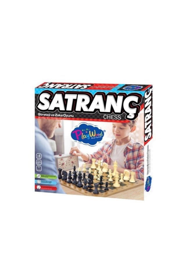 KUTUDA AHŞAP SATRANÇ OYUNU KL.36