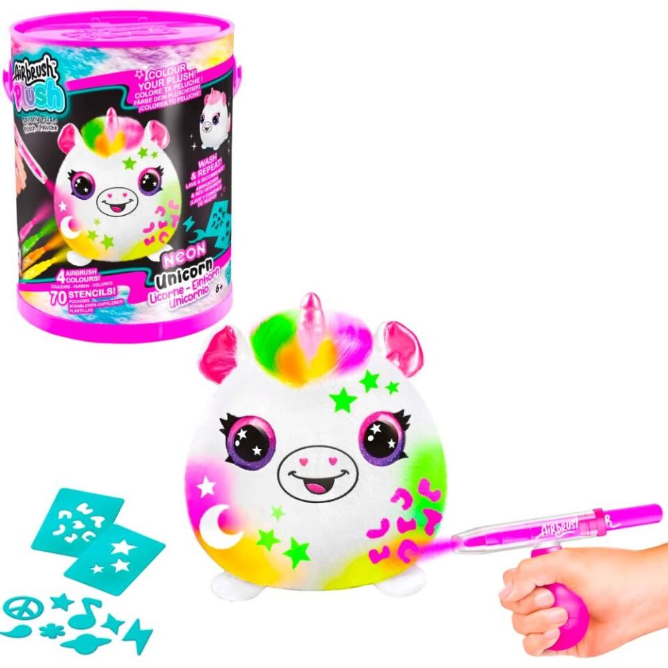 AİRBRUSH PLUSH NEON UNİCORN SÜRPRİZ KUTU KL.6