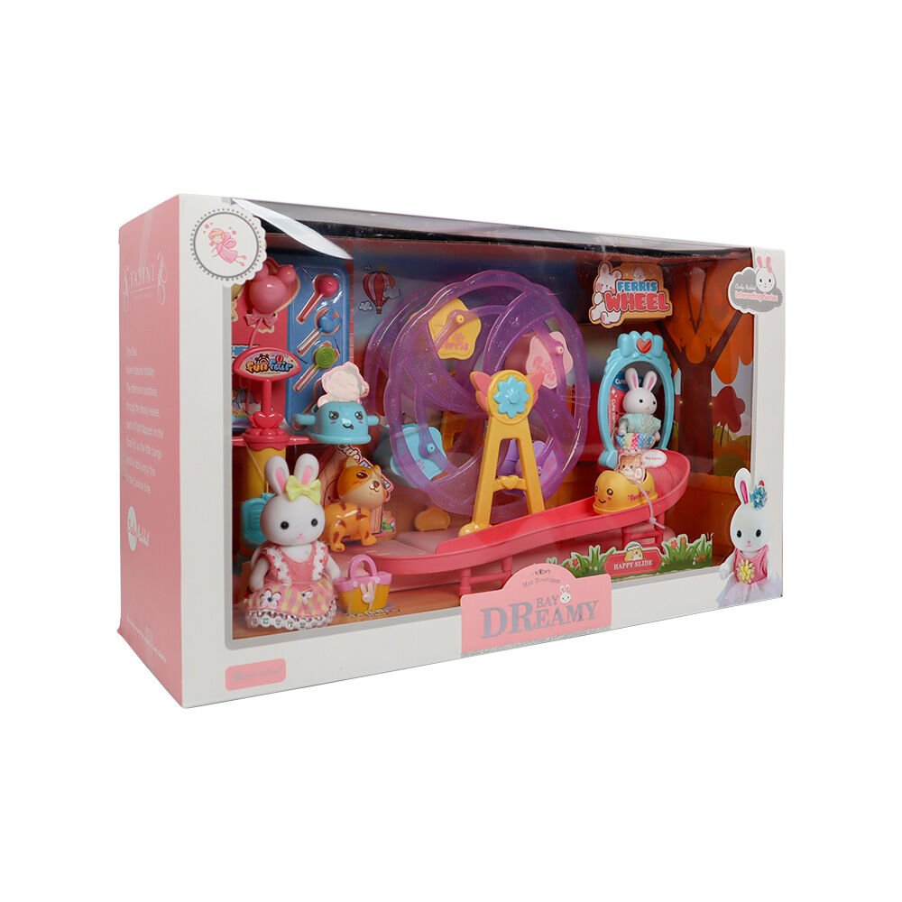 BAY DREAMY MİNİ TAVŞAN DÖNME DOLAP SETİ KL.9