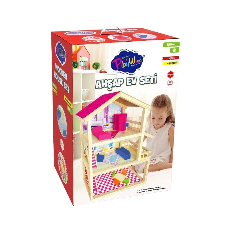 KUTUDA AHŞAP EV SETİ KL.3